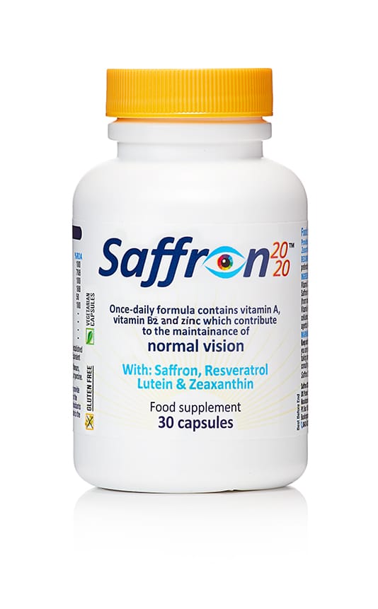 Saffron 2020 Eye Supplement RRP £25 CLEARANCE XL £17.99